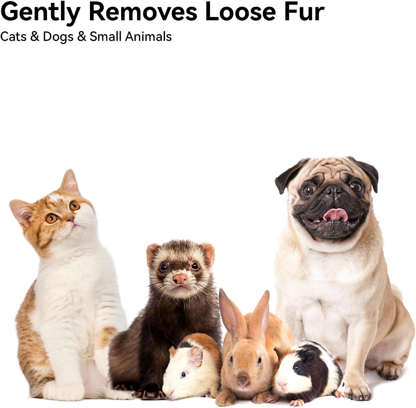 Cat Brush for Shedding, Cat Brushes for Indoor Cats, Cat Brush for Long or Short Haired Cats, Cat Grooming Brush Cat Comb for Kitten Rabbit Massage Removes Loose Fur