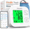 Track Smart Upper Arm Blood Pressure Monitor with Wide Range Cuff That Fits Standard to Large Adult Arms, Bluetooth Compatible for Ios & Android Devices